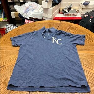 47 Brand KC Royals Blue Polo